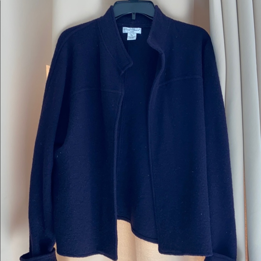 Sarah Spencer wool sweater/jacket